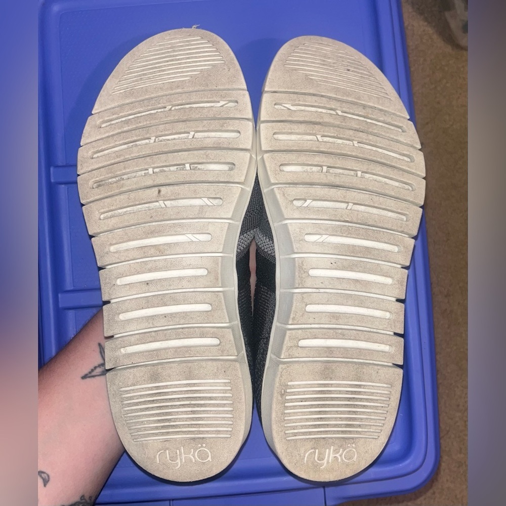 Ryka Charcoal and Gray Slip-On Shoes - Picture 12 of 13